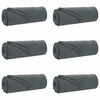 vidaXL Kleden 6 st Donkergrijs 210 x 140 cm 2.56 kg Fleece