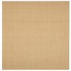 vidaXL Vloerkleed 100x100 cm natuurlijk sisal