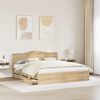 vidaXL Bedframe met lade Sonoma Eiken 180 x 200 cm Ingenieurshout