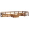 vidaXL Buiten bankenset 7 pcs Naturel Massief Acaciahout