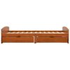 vidaXL Bedframe met 2 lades massief grenenhout honingbruin 90x200 cm