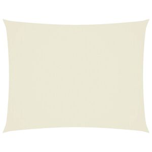vidaXL Zonnescherm rechthoekig 2x3 m oxford stof cr&egrave;me