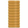 vidaXL Handdoeken FROGN 10 st 50x100 cm 360 g/m&sup2; goud