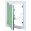 vidaXL Toegangs paneel Groen en Zilver 25 x 30 cm