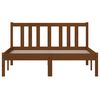 vidaXL Bedframe massief hout honingbruin 120x200 cm