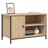 vidaXL Tv-meubel 80x40x50 cm bewerkt hout sonoma eikenkleurig