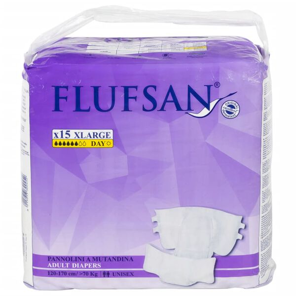 Flufsan Incontinentieluier 15 st maat XL