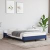 vidaXL Bedframe zonder matras 120x200 cm stof blauw
