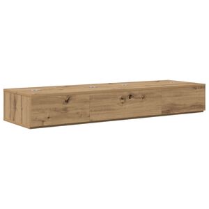 vidaXL studiobureau Artisanaal eiken 152 x 40 x 19,5 cm Bewerkt hout