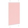 vidaXL Pliss&eacute; rolgordijn 80x100 cm stofbreedte 79,4 cm polyester roze