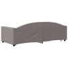 vidaXL Slaapbank met onderschuifbed 90x200 cm stof taupe