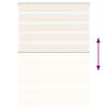 vidaXL Zebra rolgordijn 95x100 cm stofbreedte 90,9 cm marmerbeige