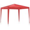 vidaXL Partytent 250 x 250 x 240 cm Rood PE en staal