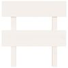 vidaXL Hoofdbord 103,5x3x81 cm massief grenenhout wit