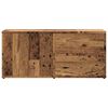 vidaXL Tv-meubel 80x34x35,5 cm bewerkt hout oud houtkleurig