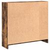 vidaXL Boekenkast 80x24x76 cm bewerkt hout gerookt eikenkleurig