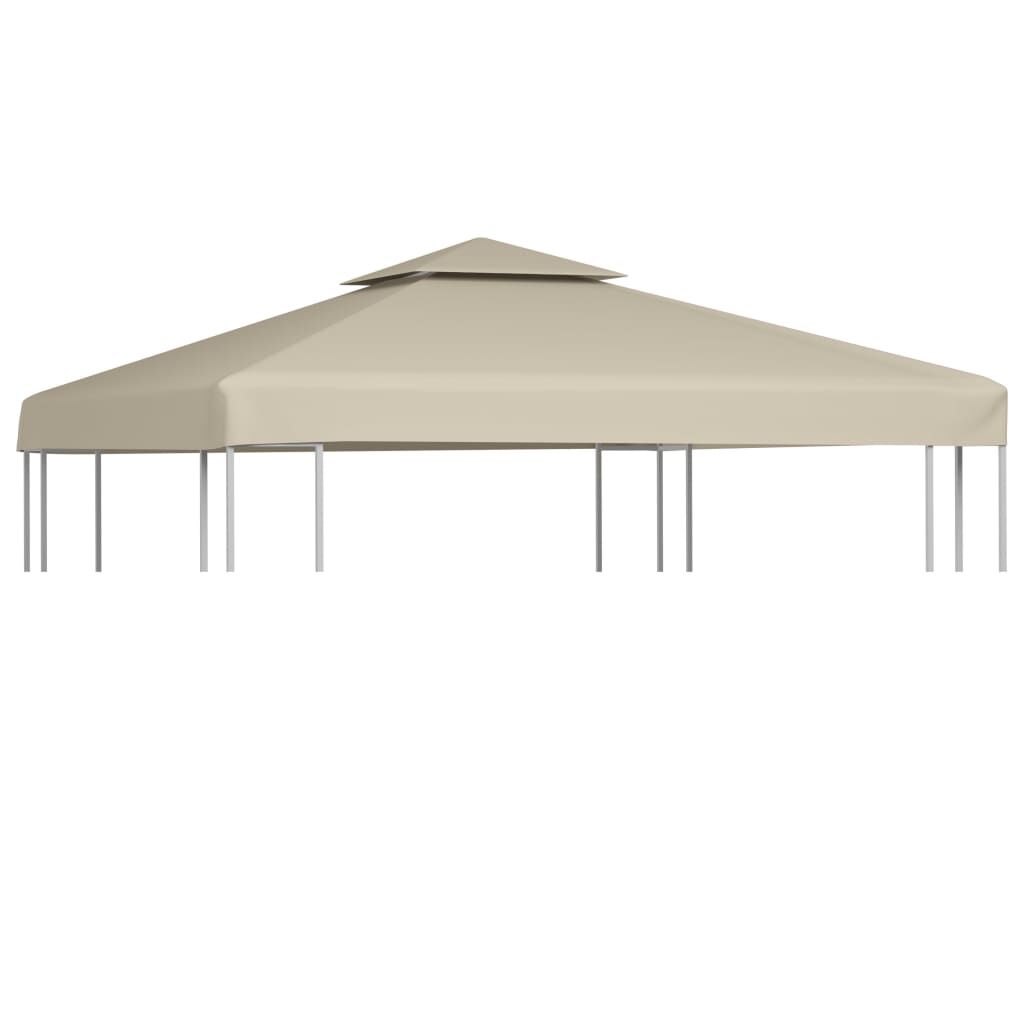 vidaXL Opbergboxen 2 st. stof 43x34x23 cm Grijs