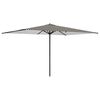 vidaXL Tuinparasol 200 x 300 cm Polyester Rechthoekig Zwart en Wit