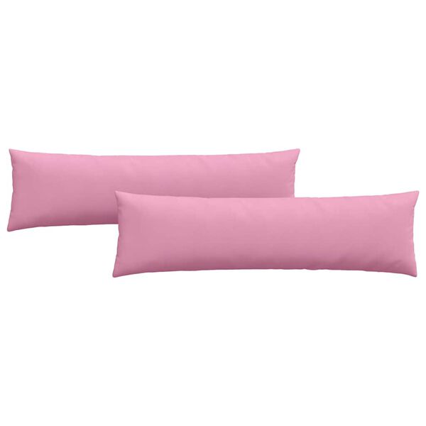 vidaXL Sofa Kussens 2 stuks Roze 145 x 40 cm Stof
