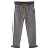 Kinderjoggingbroek 116 gem&ecirc;leerd donkergrijs