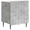 vidaXL Nachtkastje Betongrijs 43 x 34,5 x 52 cm Bewerkt hout