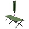vidaXL Opvouwbaar Camping Bed Groen 193 x 69 x 45 cm Oxford stof