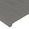vidaXL Boxspring met matras stof donkergrijs 160x200 cm