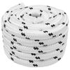 vidaXL Boottouw Wit 50 m Polyester