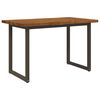 vidaXL Live Edge Eettafel 120 x 70 x 75 cm Massief Acaciahout