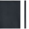 vidaXL Tuinscherm 35x0,19 m PVC mat donkergrijs
