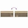 vidaXL Schoenenbank 102x30,5x45 cm bewerkt hout sonoma eikenkleurig
