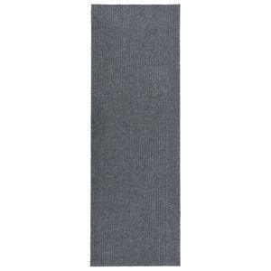 vidaXL Droogloopmat 100x350 cm grijs