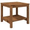 vidaXL Salontafel Naturel 48,5 x 49 x 45 cm Massief Acaciahout