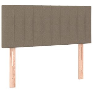 vidaXL Hoofdbord 80x5x78/88 cm stof taupe