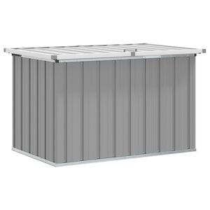 vidaXL Tuinbox 109x67x65 cm grijs