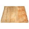 vidaXL Tafelblad met natuurlijke rand 110x60x3,8 cm massief mangohout