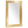 vidaXL Badkamer Spiegel Wandgemonteerd Goud 50 x 2,5 x 70 cm
