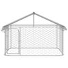 vidaXL Hondenkennel voor buiten met dak 200x200x150 cm