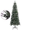 vidaXL Kunstkerstboom met standaard 240 cm PVC groen