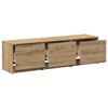 vidaXL TV Eenheden Artisan Eiken 140 x 34 x 40 cm Bewerkt hout