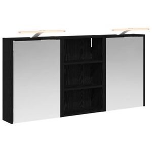 vidaXL Badkamerkastenset 3 pcs 126 x 16 x 62.5 cm Bewerkt hout