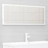 vidaXL 2-delige Badkamermeubelset spaanplaat hoogglans wit