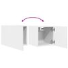 vidaXL Tv-wandmeubelen 4 st 30,5x30x30 cm wit