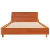 vidaXL Bedframe zonder matras massief grenenhout wasbruin 90x200 cm