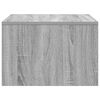 vidaXL Wandbureau met opslag Grijs Sonoma 60 x 45 x 30 cm Bewerkt hout
