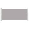 vidaXL Windscherm uittrekbaar 140x300 cm grijs