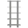 vidaXL Boekenkast/kamerscherm 80x30x160 cm bewerkt hout betongrijs