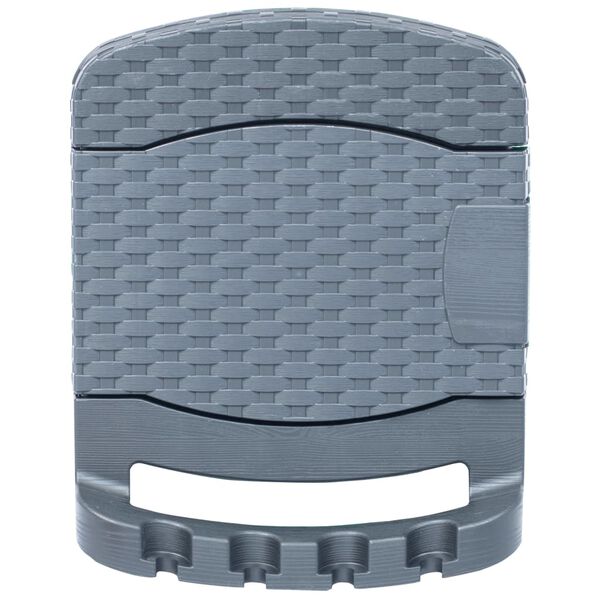 vidaXL Tuinslanghaspel voor aan de wand kunststof antraciet