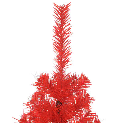 vidaXL Kunstkerstboom met standaard 150 cm PVC rood