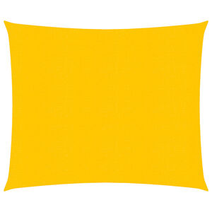 vidaXL Zonnezeil 160 g/m&sup2; vierkant 4x4 m HDPE geel